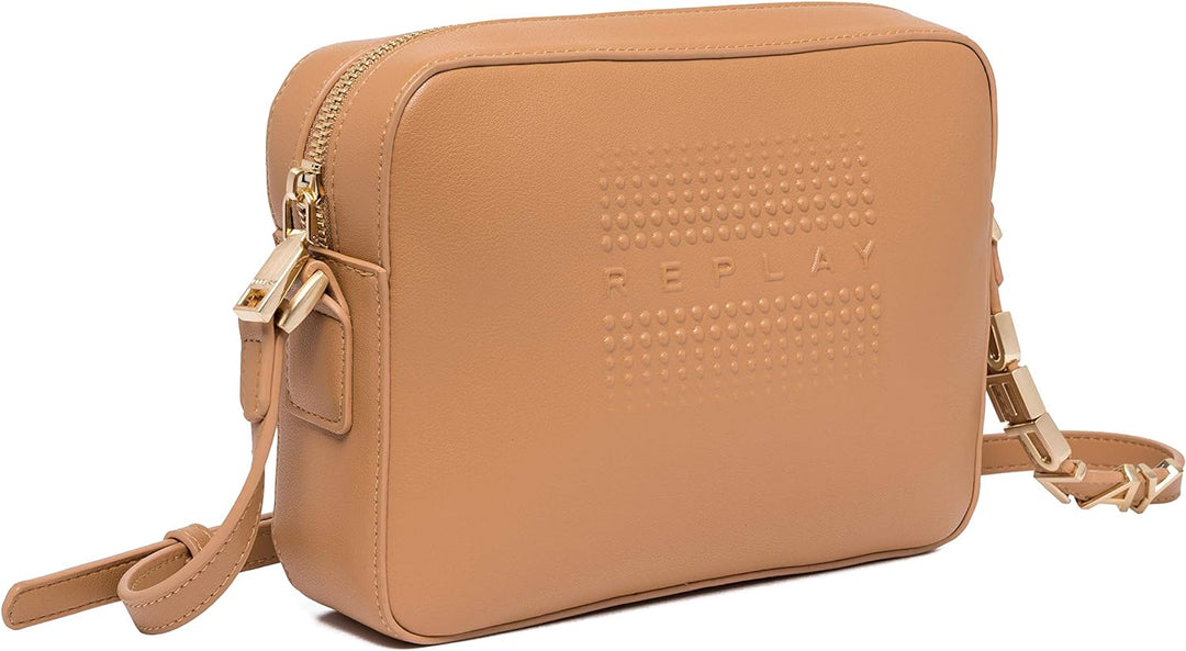 Replay Damen Fw3084 Umhängetasche, UNIC 052 Pale Beige, 052 Pale Beige