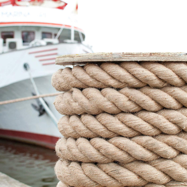 DQ-PP JUTESEIL | 10m | 30mm stark | Kordel Natur Braun Naturfasern | Jutekordel| Deko Seil | Dekokor
