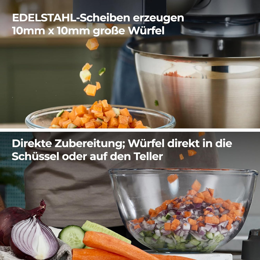 Kenwood KAX400PL Würfelschneider - Zubehör für Kenwood Küchenmaschinen, geeignet für alle Chef Masch