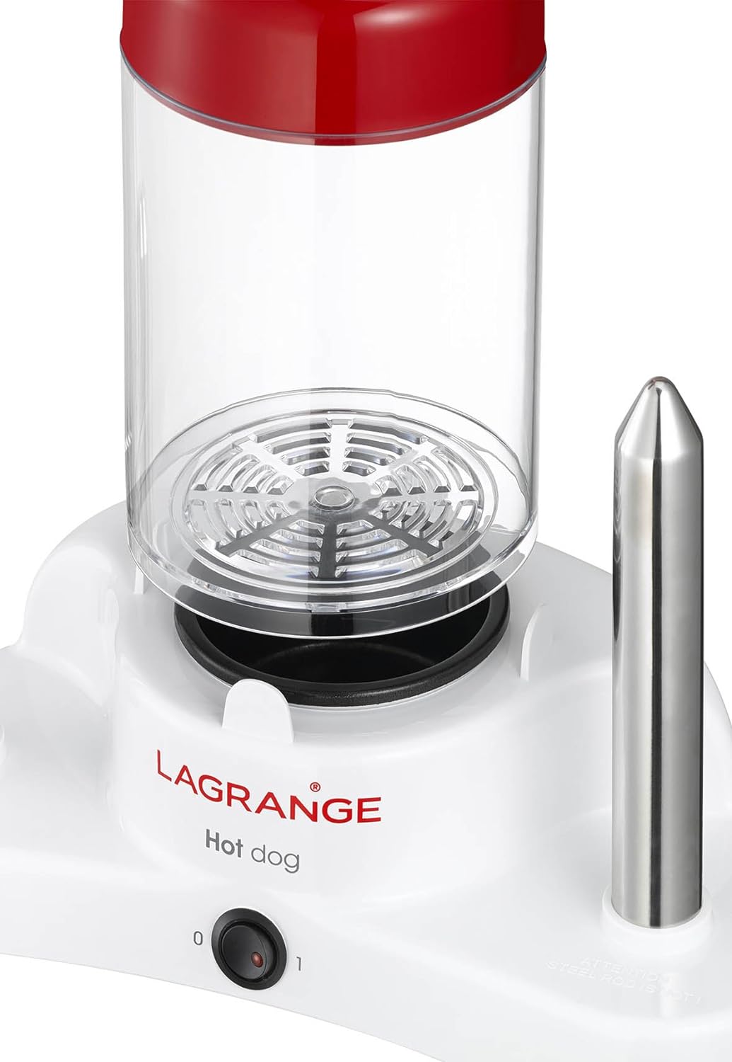 Lagrange 169003 Hot-Dog-Gerät, weiss/rot