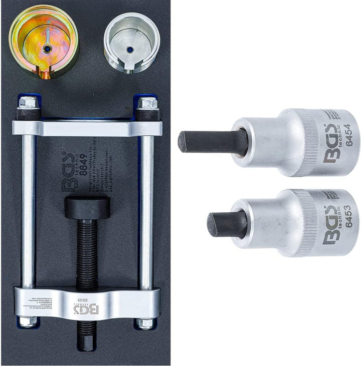 BGS 8849 | Hinterachs-Querlenkerbuchsen-Werkzeug-Satz | für Ford, Mazda, Volvo & 6455 | Spreiz-Einsa