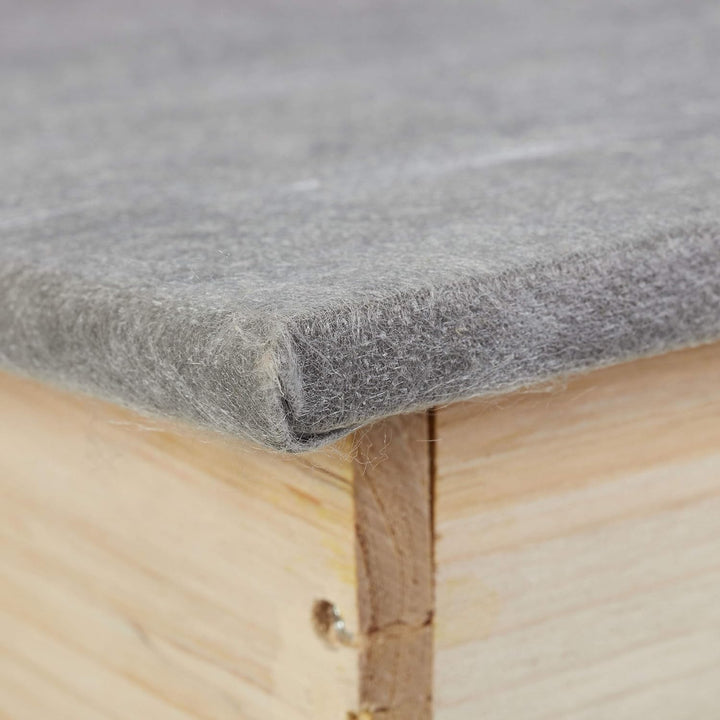 Relaxdays Igelhaus winterfest, Bausatz, Igelhütte katzensicher, Rattenklappe, Labyrintheingang, HBT