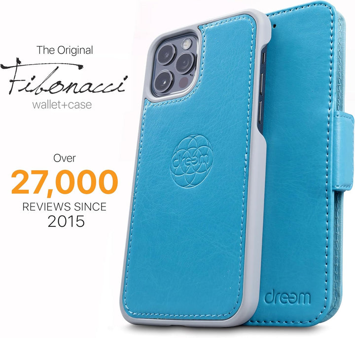 Dreem Fibonacci iPhone 13 Pro Max Brieftaschen-Etui / 2-in-1 stossfestes Etui und abnehmbares Folio