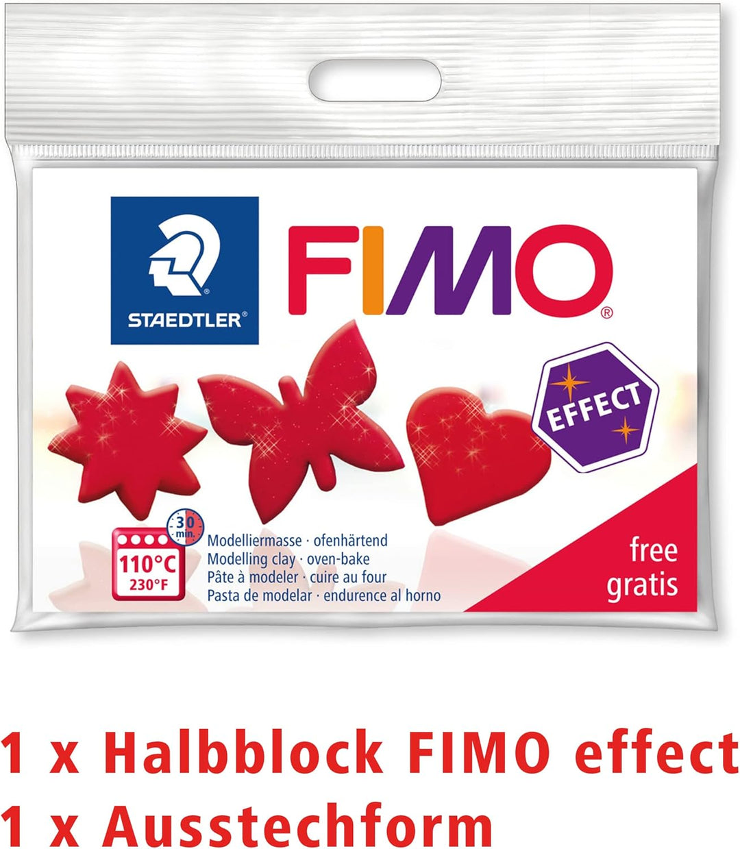 Staedtler 8023 C24-1XST Modelliermasse, 24 Farben, Bundle mit Zubehör Starter Set Bundle mit Zubehör