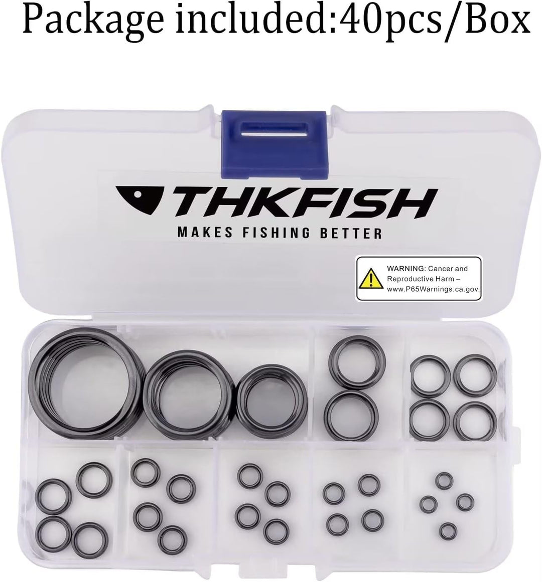 THKFISH Angelrute Reparatur Set Angeln Ruten Führung Ring Keramik Angelruteringe Rutenring Angelrute