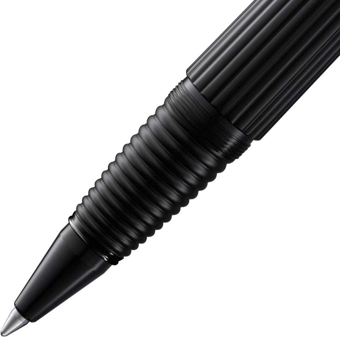 LAMY imporium Tintenroller 392 - Rollpen mit ungewöhnlichem Korpus in mattschwarzer PVD Veredelung u