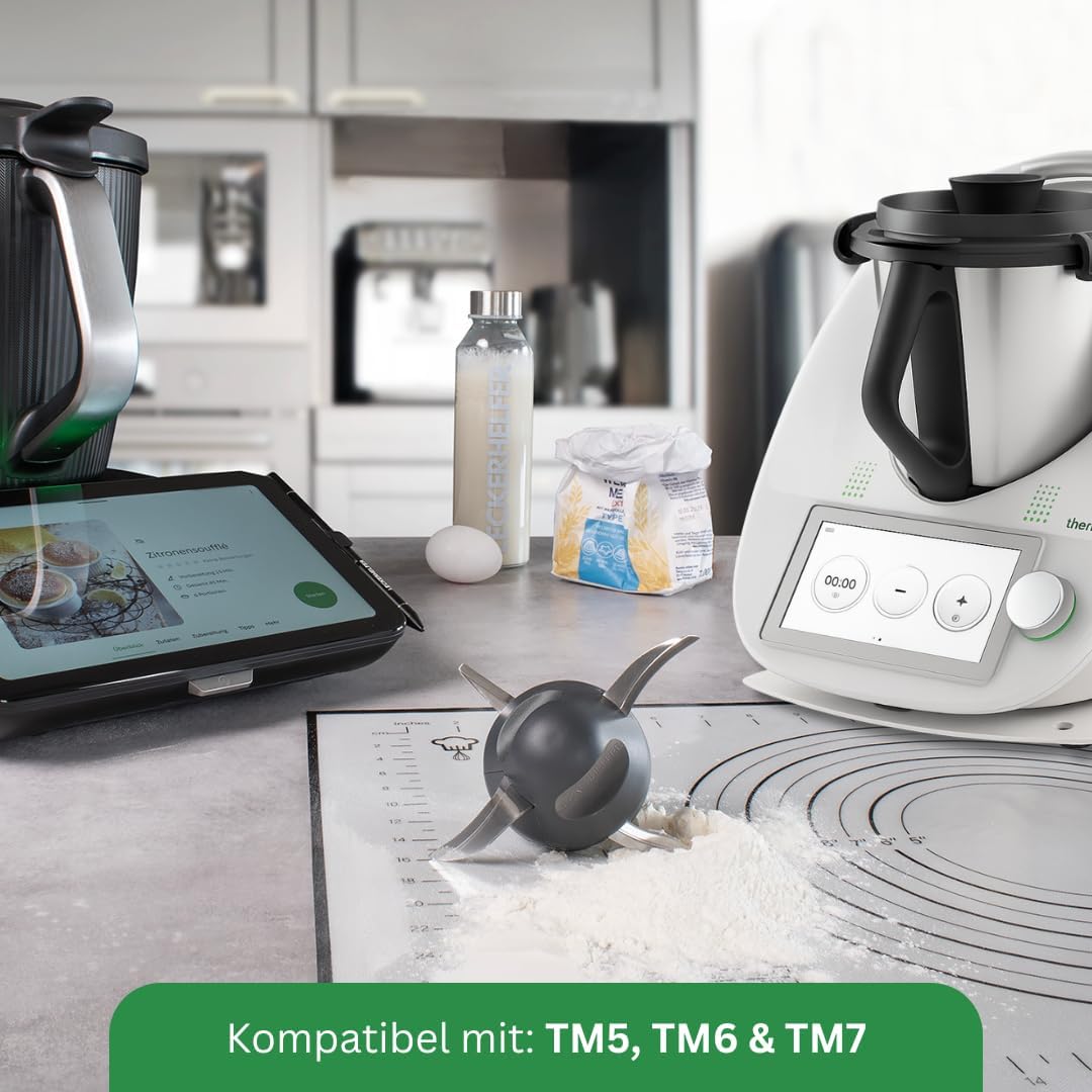 TeigPRO – Thermomix Zubehör Teig Pro Messer Dreckschutz, schützt das Thermomix TM6, TM5 Messer vor T