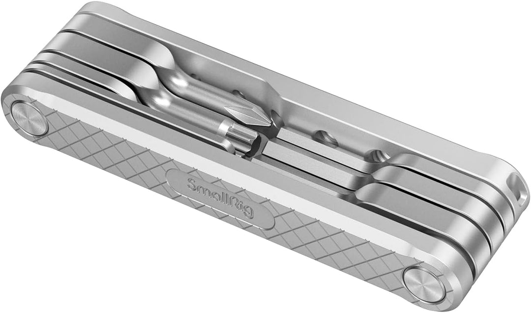 SMALLRIG Kamera Multitool Werkzeug mit Schraubendreher und Schraubenschlüssel, Folding Screwdriver T