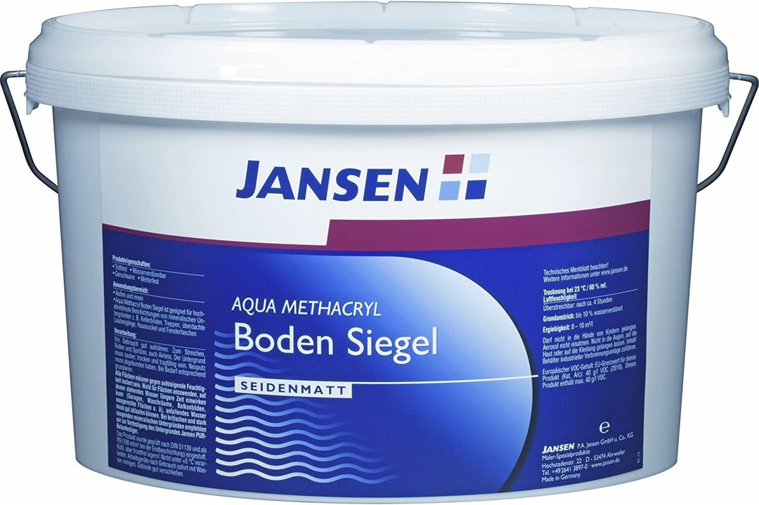 JANSEN Methacryl Beton- und Zementfarbe 2,5Ltr hellgrau