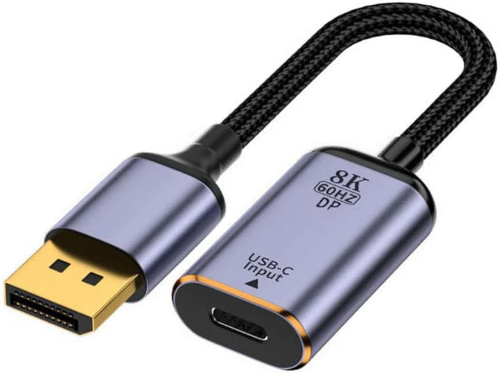 xiwai Typ C Buchse USB-C 3.1 Quelle auf Displayport DP 1.4 Sink HDTV Kabel 8K@60hz 4K@120hz für Tabl