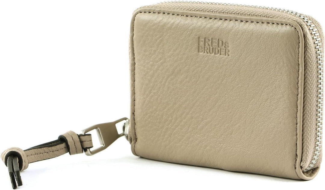 FREDsBRUDER Bloomfield Geldbörse Leder 11 cm, Good Grey, Einheitsgrösse