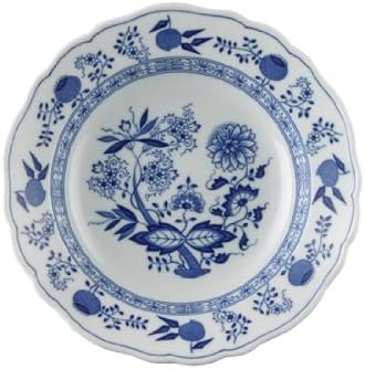 Hutschenreuther Blau Zwiebelmuster Suppenteller 23 cm Fahne