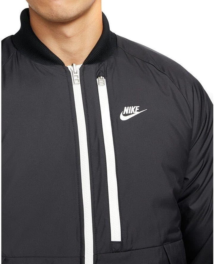 Nike Herren M NSW Tf Rpl Legacy Rev Bomber Jacket L Black/Dk Smoke Grey/Sail, L Black/Dk Smoke Grey/