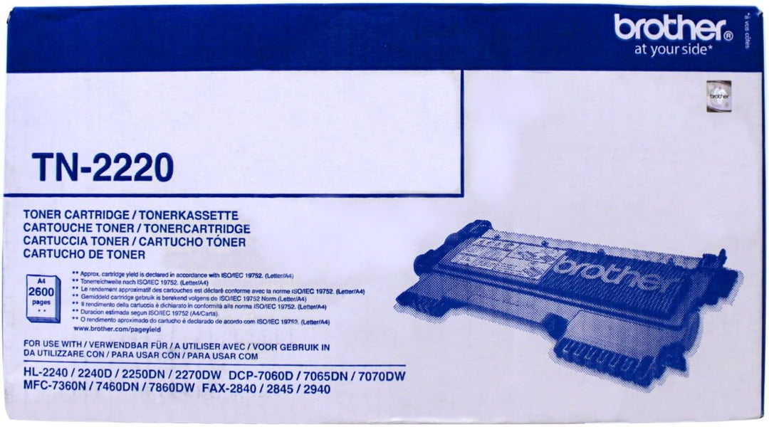 Brother TN2220 Schwarz Original Toner Pack of 1 Single