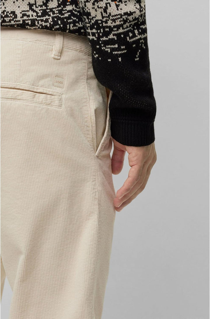 BOSS Herren Schino-Shyne Trousers_Flat 29W / 34L Open White, 29W / 34L Open White