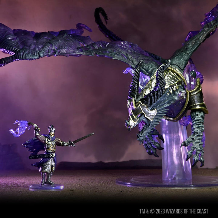 WizKids D&D Icons of The Realms Dragonlance Miniaturen vorbemalt Lord SOTH on Greater Death Dragon (
