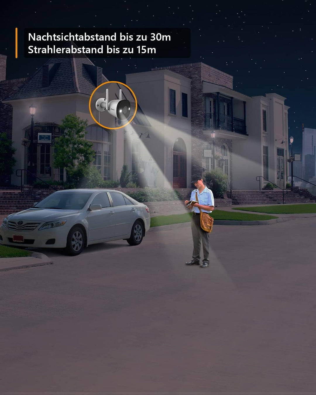 Imou Bullet 2E 4MP Überwachungskamera Aussen & Innen WLAN 4 Modelle, WLAN IP Kamera Outdoor Wi-Fi 2.