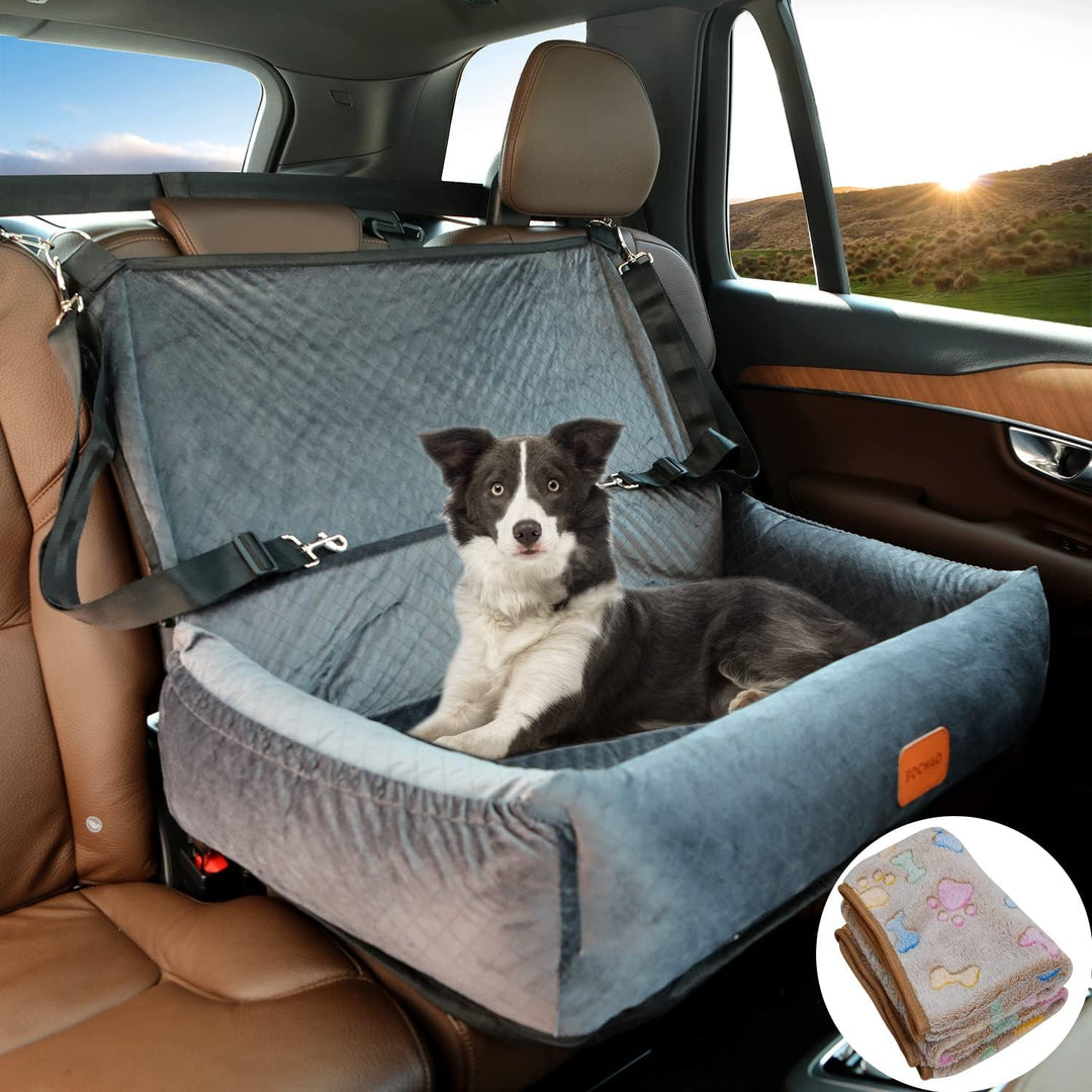 Hundeautositz für grosse/mittelgrosse Hunde,Hundeauto-Reisebett,bequem und sicher;Mehrzweck-Design–k