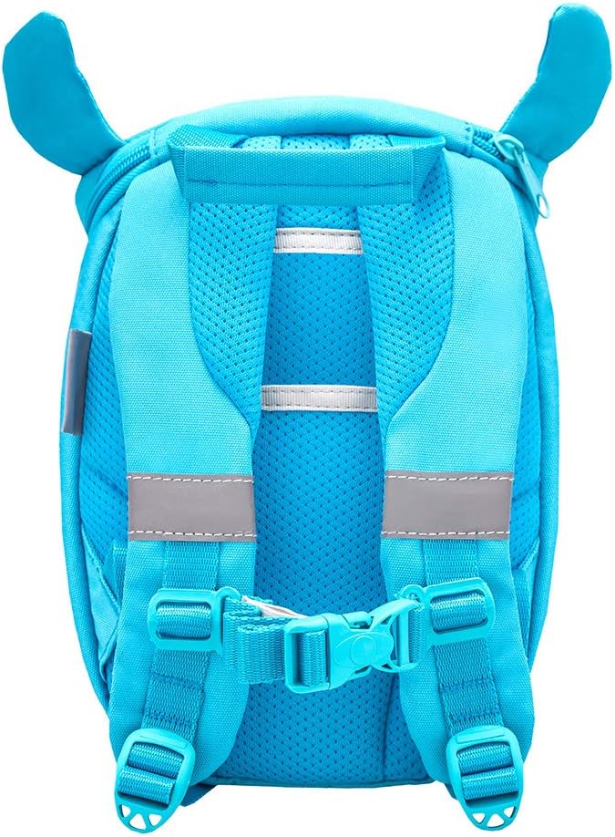 Belmil Kindergartenrucksack mit Brustgurt und Namensschild für 1-3 Jährige/Jungen - Mädchen / 4 L/Gr