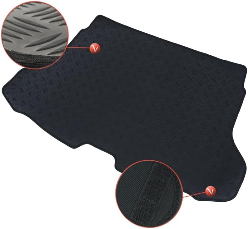 DBS Kofferraummatte - nach Mass - hochwertiger Gummi - Anti Rutsch - einfache Reinigung - 1766228