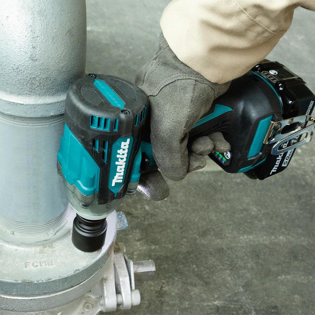 Makita DLX2452TJ Akku-Kombo-Kit 18V "KFZ-Set" (DDF485 + DTW300) / 5,0 Ah, 2 Akkus + Ladegerät im MAK