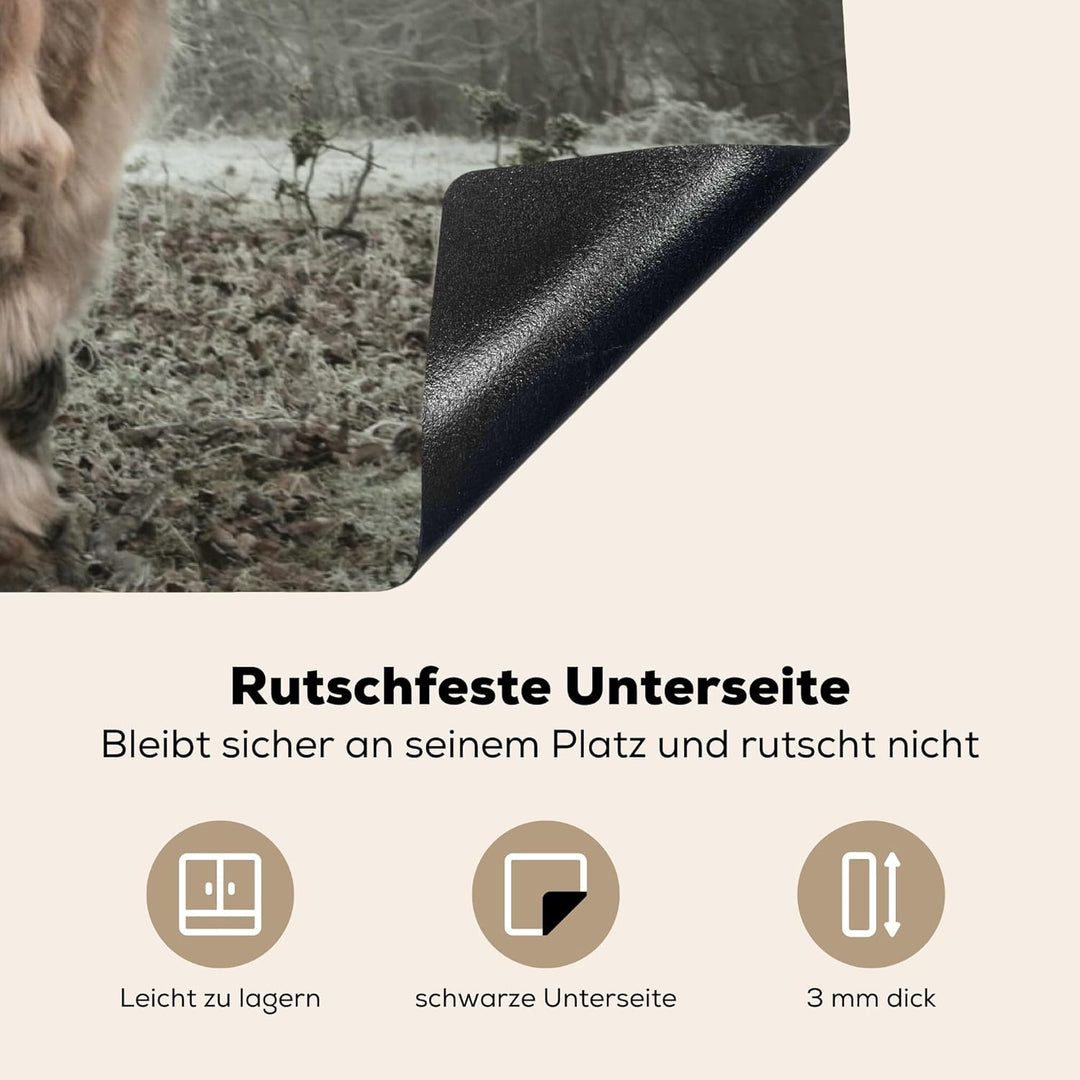 KitchenYeah© Herdabdeckplatte Einteilig Induktionsmatte Küche Abdeckung Ceranfeld Herd Abdeckplatte