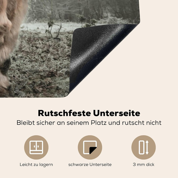 KitchenYeah© Herdabdeckplatte Einteilig Induktionsmatte Küche Abdeckung Ceranfeld Herd Abdeckplatte