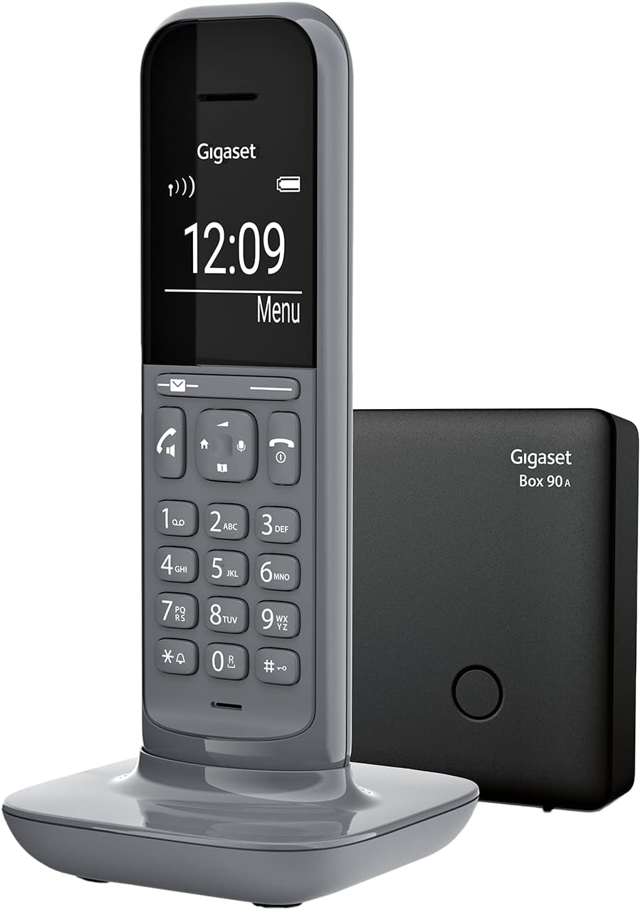Gigaset CL390A, Schnurloses Telefon mit Anrufbeantworter, 2 Akustik-Profile, extra grosse Anzeige im