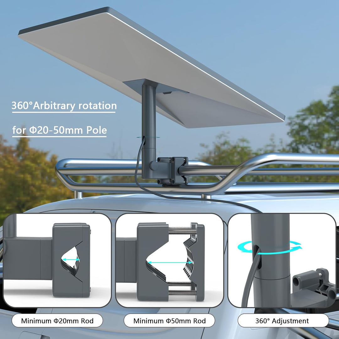 HOLACA Aufgerüstete Rv Ladder Halterung für Starlink Gen3/2,Starlink Mini, Stabiler Halt für Starlin