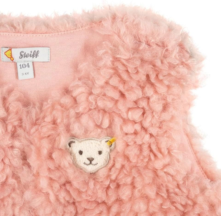 Steiff Mädchen Bolero Weste 104 Mellow Rose, 104 Mellow Rose