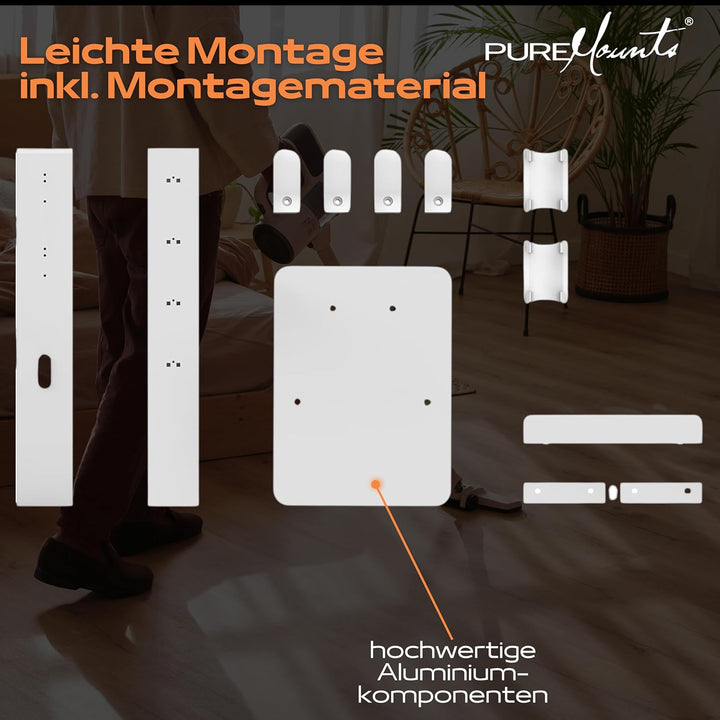 PureMounts PM-VAC-01, Staubsauger Standfuss Organizer für Dyson V6 Pro, V7, V8, Cyclone Fluffy/Absol