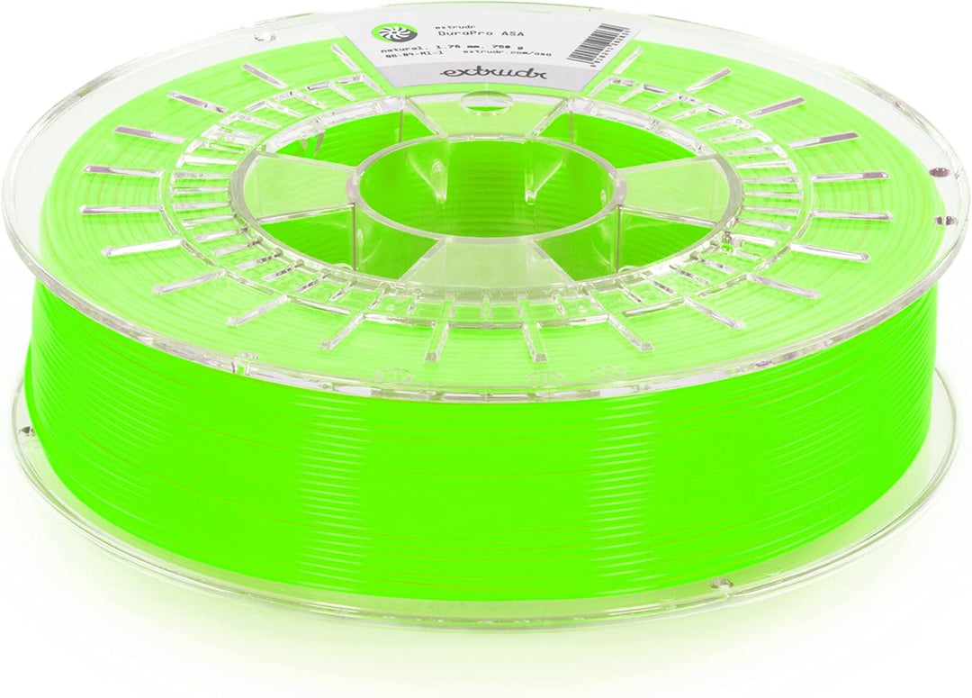 extrudr® DuraPro ASA ø1.75mm (750gr) 'NEON GRÜN / GREEN' - 3D Drucker Filament - Made in Austria Dur
