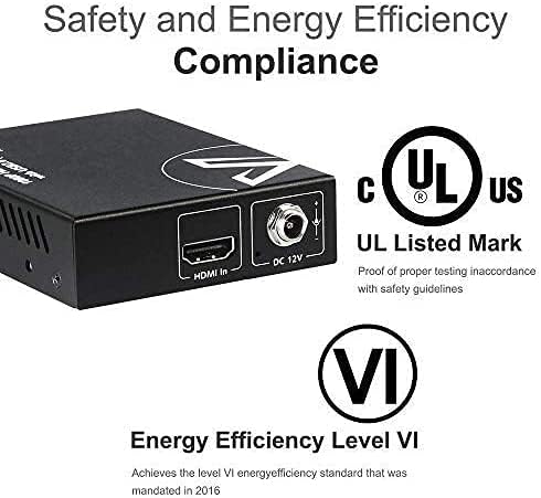 AV Access USB HDMI KVM Extender, 1080P@60Hz bis 80m/260ft über Cat5e/6, 2 USB2.0 Ports für Computer,