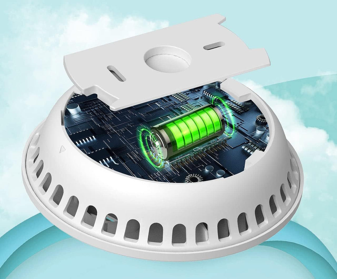 VisorTech Vernetzte Rauchmelder: 10er-Set vernetzbare Funk-Rauchmelder, 85 dB, VDs, 10-J.-Batterie (