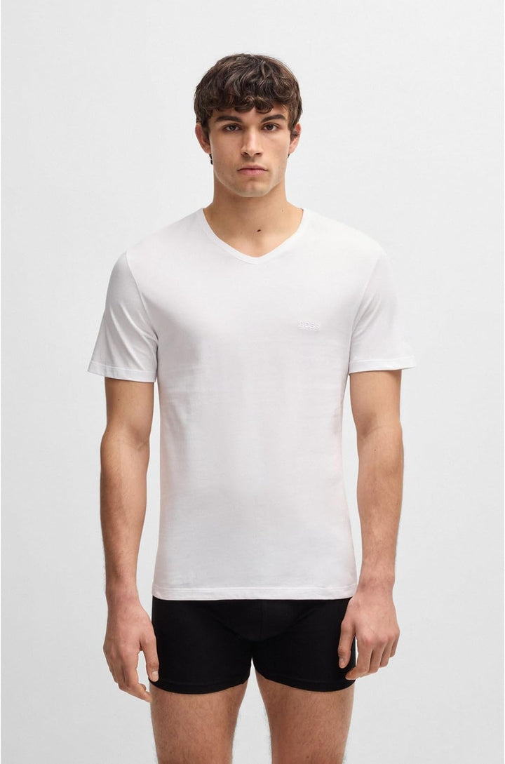 HUGO BOSS Herren T-Shirt (3er Pack) S Assorted-pre-pack, S Assorted-pre-pack