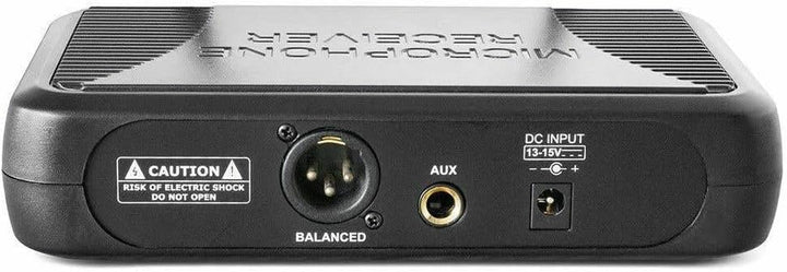 Vonyx STWM712 - Wireless Mikrofonset VHF 2-Kanal mit Empfänger und 2 Funkmikrofonen, Funkmikro, drah