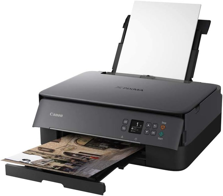 Canon PIXMA TS5350 Drucker Farbtintenstrahl Multifunktionsgerät DIN A4 (Scanner, Kopierer, OLED, 4.8