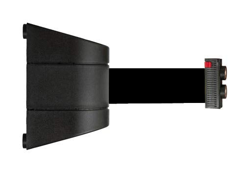 FlexiBarrier Wandhalterung, magnetisch, 4,5 oder 10,0 m Gurt, 10 m, Schwarz 10m Schwarz, 10m Schwarz