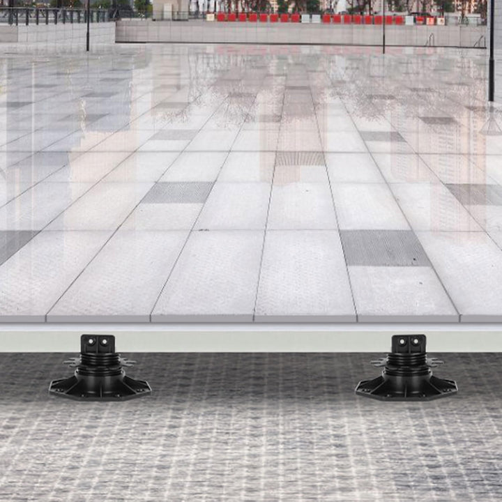 Ansobea Stelzlager Höhenverstellbar 10 Stück, Terrassenlager 30-60mm Stelzenlager Terrasse Verstellb