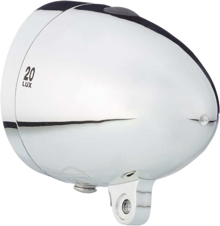 XLC Unisex – Erwachsene CL-F20 Batterie Scheinwerfer LED Retro, Schwarz, One Size