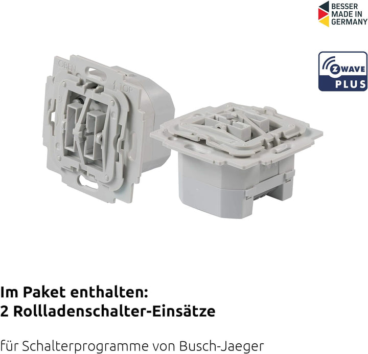 TechniSat Smart-Home Startpaket Rollladen BJ1 - Set mit Zentraleinheit 2 und 2-mal Unterputz Rolllad
