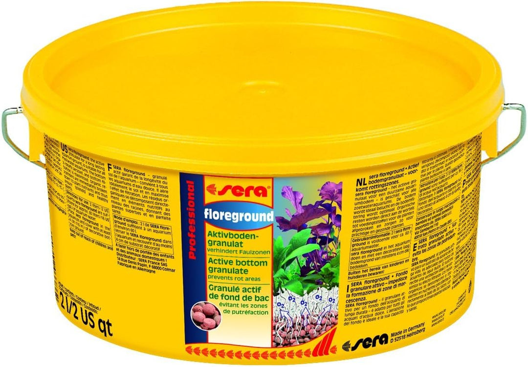 sera Professional floreground 2,2 L (1 kg) - Aktivbodengrund für einen langlebigen Aquarienboden, Bo