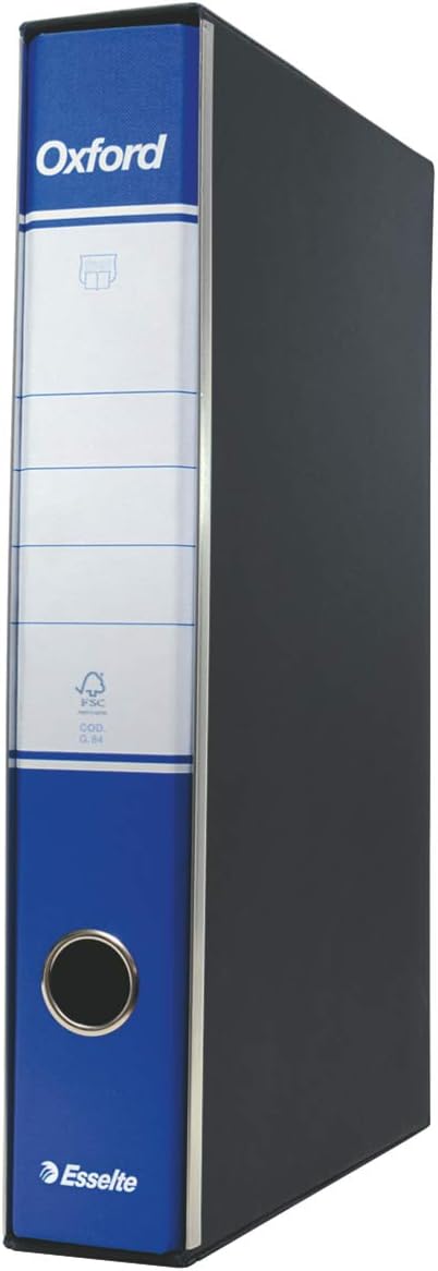 Esselte 390788050 Oxford Aktenordnerset im Karton, 6 Stück, Blau Gruppo da 6 blau, Gruppo da 6 blau