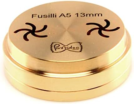Pastidea - Matrize Fusilli A5 13mm kompatibel mit Kenwood Pasta Fresca oder mit Adapter im Pastamake