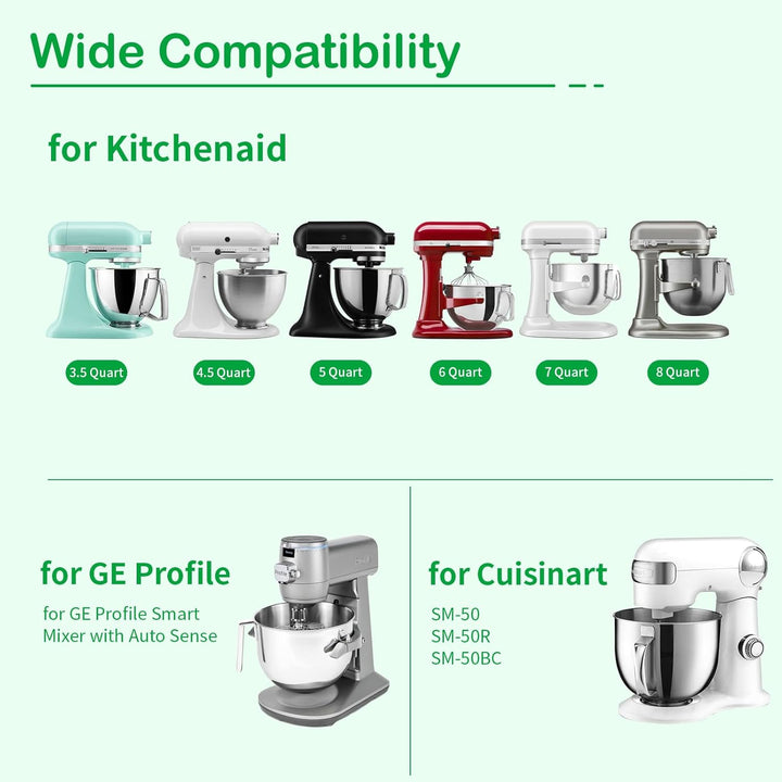OTOmitra Eismaschine Aufsatz für Kitchenaid Standmixer, Fruchteismaschine Aufsatz BPA-freien, lebens