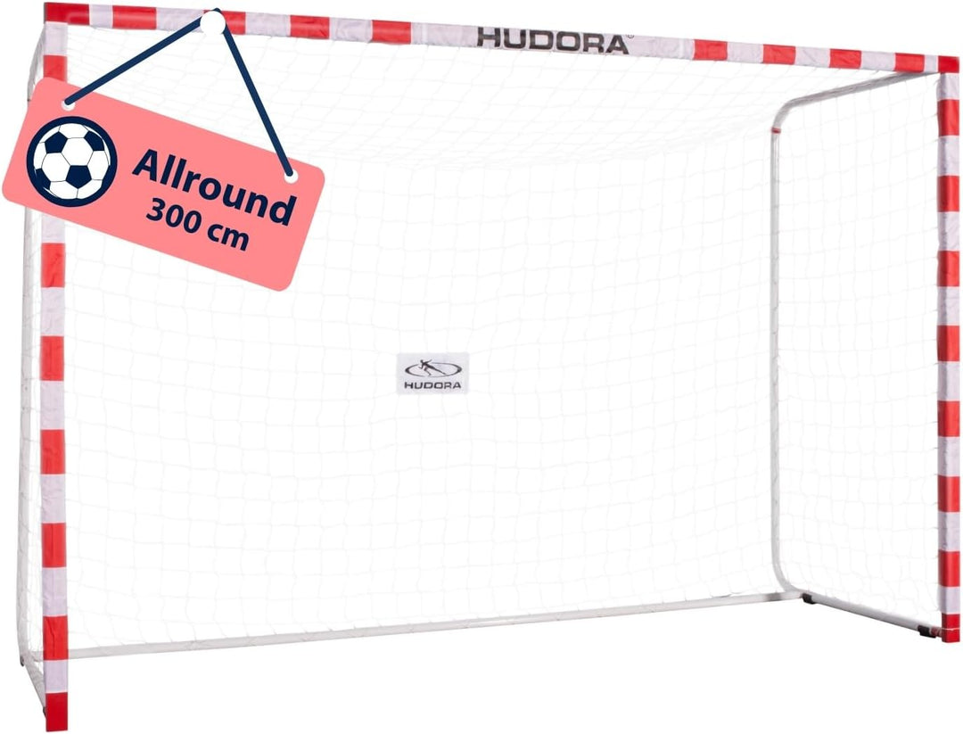 HUDORA Fussball-Tor Allround 300 - Fussballtor Garten - 76906