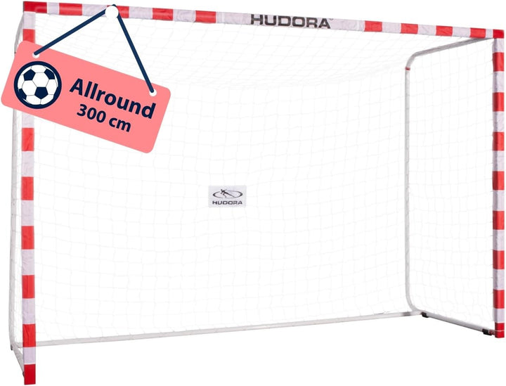 HUDORA Fussball-Tor Allround 300 - Fussballtor Garten - 76906