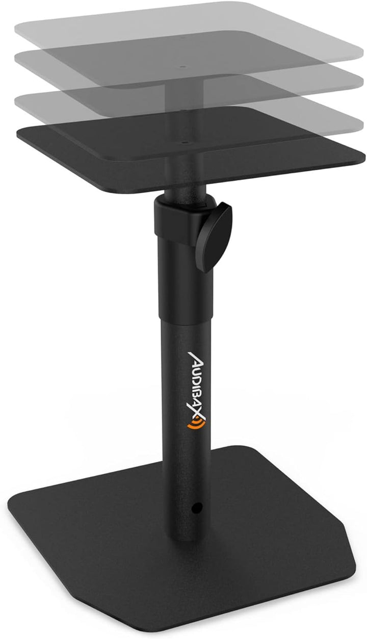 Audibax Neo STM-20 Soportes de Mesa Regulables para Monitor Estudio y Altavoz (Pareja)