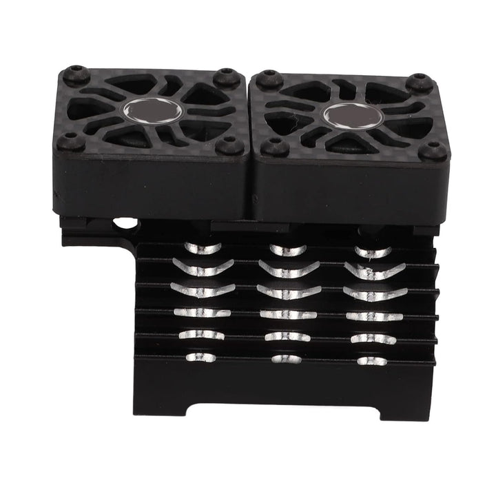 RC Bürstenloser Motor Lüfter, Doppelte Lüfter, 40‑42 mm, Alu, RC Car Kühlkörper für 1/8 ferngesteuer