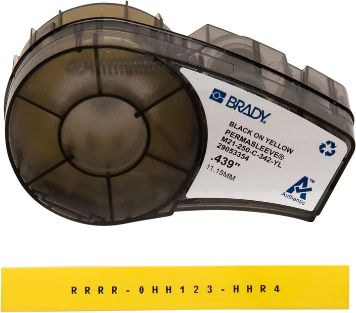 Brady (M21-250-C-342-YL) PermaSleeve Schrumpfschläuche aus Polyolefin für BMP21-PLUS; BMP21 11.15 mm